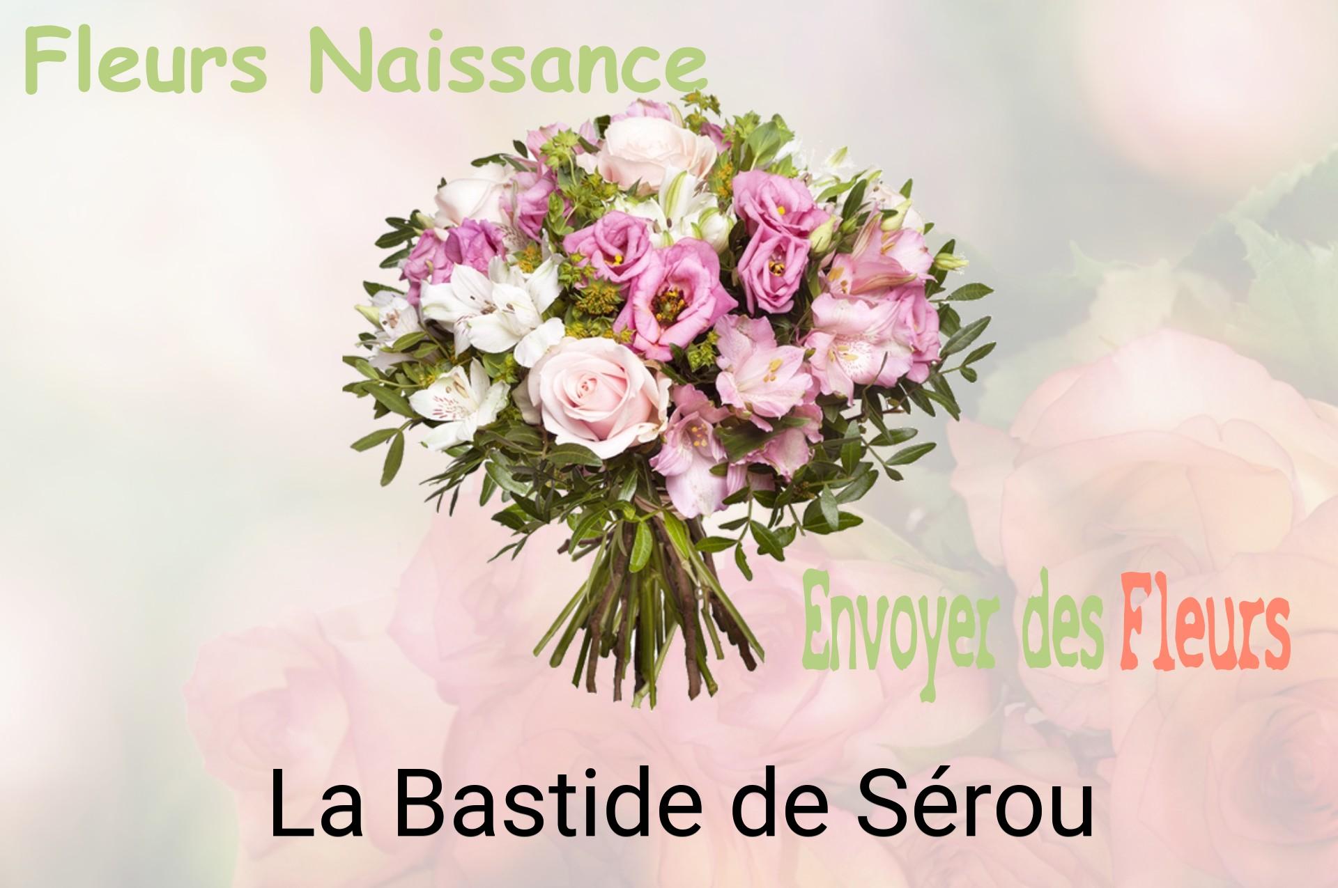 Bouquet de fleurs de naissance livré à La Bastide-de-Sérou